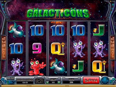 Galacticons Slot Game by Microgaming .